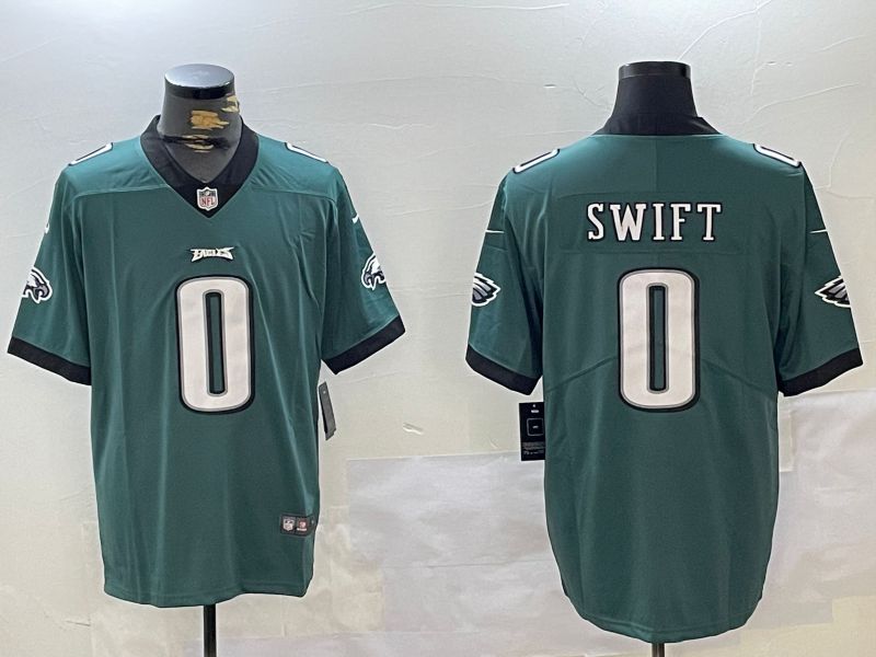 Men Philadelphia Eagles #0 Swift Green 2024 Nike Vapor Limited NFL Jersey style 1->dallas cowboys->NFL Jersey